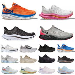 Hoka Clifton 9 One Run Schuhe Damen Hokas Bondi 8 Carbon 2 Low Top Mesh Trainer Triple White Black Free People On Cloud Ice Blue Big Size US 12 13 EUR 46 47 US13 Sneaker Herren