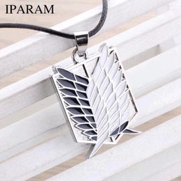 Pendant Necklaces Metal Anime Attack On The Wings Of Freedom Titanium Necklace Shingeki No Kyojin Cosplay Survey