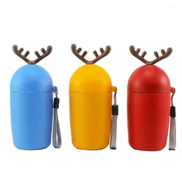 Water Bottles Cute Vacuum Cup 401-500ml Christmas Antler Creative Fashion Ins Style Bottle For Kids& Adult