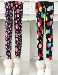 New Girls printed Leggings tights Pants child Winter Autumn Fall Kids Fashion Thick Warm Children Clothes Legging3616282
