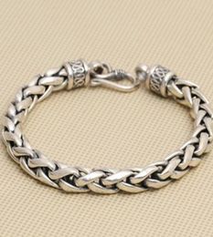 Solid Silver 925 Thick Men Simple Design 100 Real Sterling Vintage Cool Mens Jewellery Box GiftLink Chain Link5506985