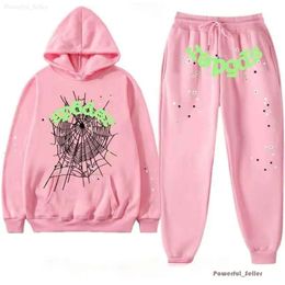 25ss Spider Trapstar Track Suits Hoodie Designer Mens 555 Sp5der Sweatshirt Man Young Thug Two-piece with Womens Spiders Tracksuit 8493