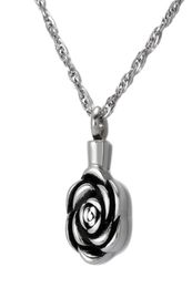 Cremation Jewellery Rose Urn Necklace for Ashes Keepsake Memorial Pendant Locket Stainless Steel Waterproof Remembrance Necklace8725989