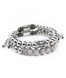Stainless Steel beads Bracelet jewelry charms bracelets for women men Jewellery Holiday gifts2608006