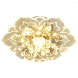 Ceiling Lights Flower Designed 9w LED Crystal Hanging Chandelier Decor Lighting Lamp