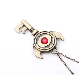 the Cute Anime Legend of Zelda Pendant Evil Eye Key Collana a Forma Di Cuore Necklaces Pendants for Fans 8A389670999