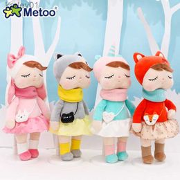 Stuffed Plush Animals Metoo 33cm Angela Doll Forrest Fairy for Office Home Decoration Birthday Baby Shower Xmas Gift Kid Girl Toys YQ240218