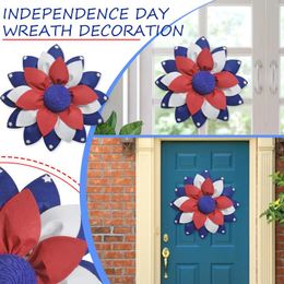 Decorative Flowers Home Door Signs For Front Outdoor Day Hanging Decor Wreath Decoration Independence Porch Valentines