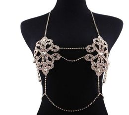 Bra Chains Jewellery body chain For Women Bikini Lady Nightclub Beach Fashion Top Body Chains Harness Necklace JCK0141013732