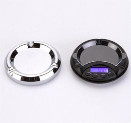 Portable Jewellery Scale Mini Ashtray Pocket Scale 0 01g 0 1g Kitchen Electronic Gold weigh272S9537284