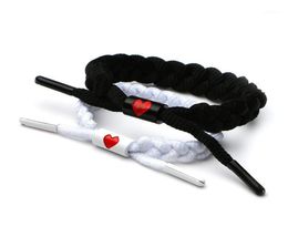 Other Bracelets Fashion Rastaclat Shoelace Knit Couple Girlfriend Valentines Day Gift Black And White Love Compile Hand Catenary18490787