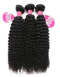 8A Brazilian Curly Hair 3 Bundles Unprocessed Virgin Afro Kinkys Curly Human Hair Extensions Natural Color 16313858615461