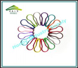 22mm Brilliant Coloured Pear Shapedbulb shaped Hang Tag Safety Pins For Knitting 1000 pcs per pack7120208