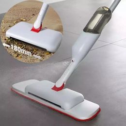 3 in 1 Spray Sweeper Mop Broom Magic Set Wash Floor Cleaning Brooms Hardwood Wet For Household Handheld Lazy 240123