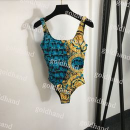 2024 New Womens Bikinis Set Designer Sexy Backless Swimwear Clothing Fashion Letter Printed Swimsuit