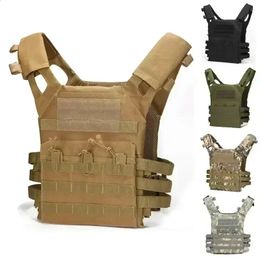 Nylon Tactical Vest Body Armour Hunting Airsoft Accessories Combat MOLLE Camo Military Army Vest 240118