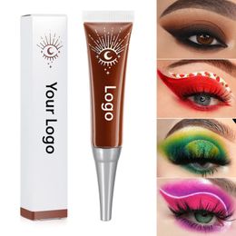 Wholesale Liquid Eyeshadow Primer Base Pigment Eye Makeup Waterproof Private Label 8 Colour Shadow Concealer 240123