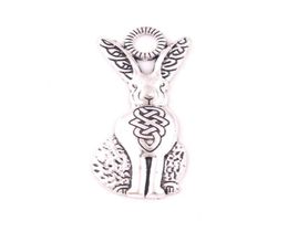 Fashion Antique Silver Viking Nordic Style Hare Pendant Sacred Rabbit Animal Talisman Jewelry Accesspories53373569056479