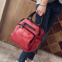 Evening Bags Arrived HISUELY Women Real Split Suede Leather Shoulder Bag Casual Handbags Messenger Top-handle Travel Back Packs