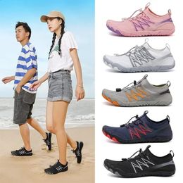 Water shoes men and women sports barefoot outdoor beach sandals upstream water quick dry river diving swimming 240123