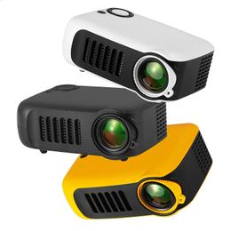 A2000 MINI Projector Home Cinema Theater Portable 3D LED Video Projectors Game Laser Beamer 4K 1080P Via HD Port Smart TV BOX 240125
