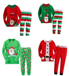 Baby Christmas Themed Pyjamas 25 Colours Boys Girls Bedgown Leisure Wear Kids Casual Clothes Autumn Winter Christmas Nightgown Suit9591356