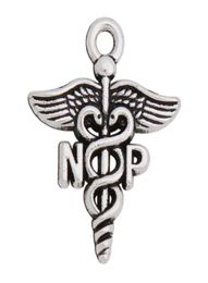 Alloy Medical Caduceus Charm Vintage Nurse Practitioner NP Jewelry DIY Charms 1822mm AAC16194884970