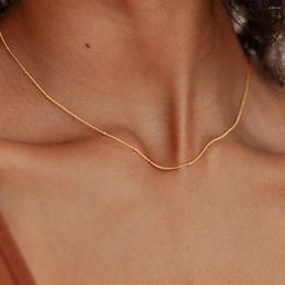 Chains Cute Satellite Necklaces For Women Gold Plated Necklace Chain Minimalist Delicate Layering