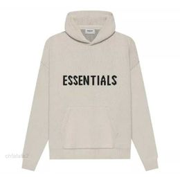 Designer Essentail Hoodie Knitting Sweaters for Women Long Sleeve Ess Hoody Sweatshirts Knitted Top Mens Silica Gel Suit Pullover 323k LXRH LXRH