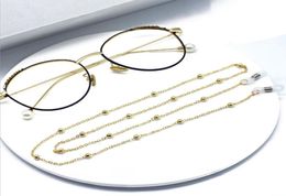 2020 Chic Fashion Reading Glasses Chain For Women Women Metal Sunglasses Casual Pearl Beaded Eyeglass Chain for Glasses7033497