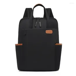 School Bags Large Capacity 13.4 Inch Business Laptop Bag Women 2024 Trend Fashion Casual Waterproof Oxford Portable Outdoor Travel Rucksack