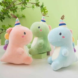 Stuffed Plush Animals Kaii Dinosaur Toy Cute Dragon Plushies Candy Doll Soft Kids Birthday Gift YQ240218