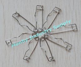 pack of 1000 pcs 19 mm steel Fancy crimp shaped badge clip safety pin 2532715