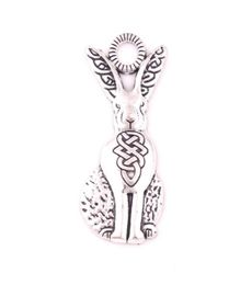 Fashion Antique Silver Viking Nordic Style Hare Pendant Sacred Rabbit Animal Talisman Jewellery Accesspories53373566760740