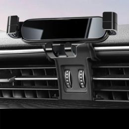 For Audi A3 A4L A6L Q5 Q3 A5 2005-2023 ABS Black Car Air Vent Mobile Phone Holder GPS Navigation Holder Car Accessories