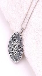 Norse 3 Wolf Celtic Triskele Triskelion Pendant 925 Sterling Silver Energy Amulet Chain Pendant Necklace1952922