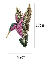 Jewellery Accessories Fashion JewelryBrooches CINDY XIANG Colourful Rhinestone Hummingbird Brooches for Women Animal Pin Korea Fashio3844233