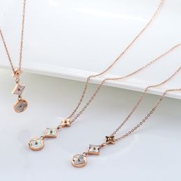 2024 Designer Jewellery necklaces women silver pendent mens necklace womens pendants ladies chains luxury jewlery girlfriendq17