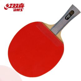 6002 Professional Table Tennis Racket With Hurricane 8 And Tin Arc Rubber FL Handle Shake Hold Ping Pong Bat With Case 240131