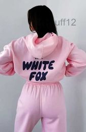 Fox Hoodie Women Designer Clothes Two Piece Set Womens Pullover Tracksuit Spring Autumn and Winter Loose Comfortable Men Hoodies 147 JKAI UNP AXF5