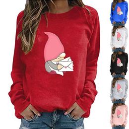 Women's Hoodies Round Neck Long Sleeve Valentine's Day Printed Hoodie Sweatshirt Dog Mom Women Athletic Sports Jackets