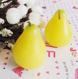FEIS whole 2pcs Baby Birthday Candle Wax Sweet Small Pearshaped Candle Home Decor Smokeless Creative Gift Candle Wedding Part4948871
