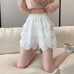 Women's Shorts Women Lace Leggings Ruffle Safety Short Pants Cake Skirt Cute Lolita Loose Bloomers