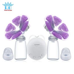 Baby Feeding Bottle Real Bubee Single Double Electric Baby Breast Feeding Infant Nipple USB For Mother 240130