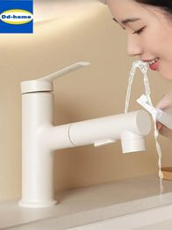 Bathroom Sink Faucet Basin Pullout Type and Cold Water Tap for Accessories Sinks Taps 240127