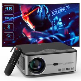 Projector Native 1080P Bluetooth 4K 8K 200''Screen 700ANSI 15500L WiFi USB LED Android Home Theater Cinema Beamer 240125