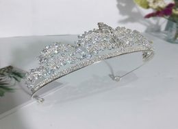 whole Bridal Wedding Hair Accessories Crystal Tiaras and Crowns Headbands for Women Girls Birthday Bride Noiva diadema 20207108230