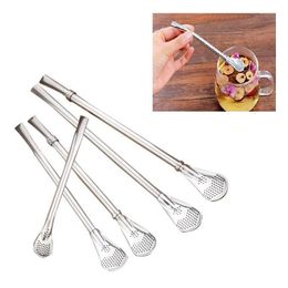 Drinking Straws 12Cm 15Cm 18Cm Stainless Steel Bombilla Sts Yerba Mate St Gourd Filter Spoons Drop Delivery Home Garden Kitchen Dini Dhabi