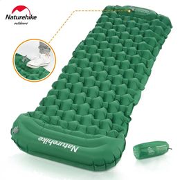 Inflatable Mattress Ultralight Camping Outdoor Air Mat Sleeping Nylon Pad 240127