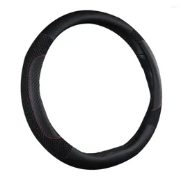 Steering Wheel Covers Car Interior Universal 38cm 15Inch Non-Slip Cover Cars Protector Black